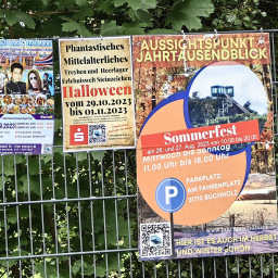 Bild von Buchholz Werbetafeln für den Jahrtausendblick